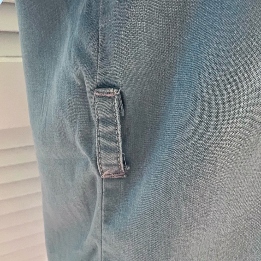 Lulu's Light Blue Denim Button-Up Shirt Dress - Picture 3 of 4